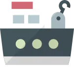 Cargo Ship Style SVG Icon